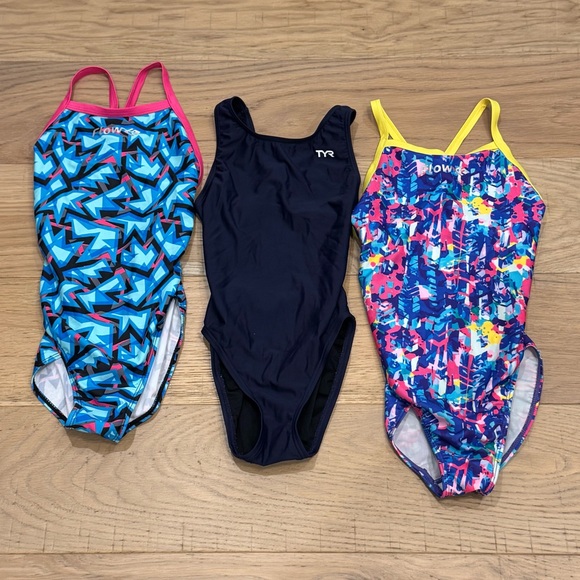 TYR and Flow Kids Swimwear Set - Picture 1 of 1